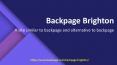 Backpage Brighton PowerPoint PPT Presentation