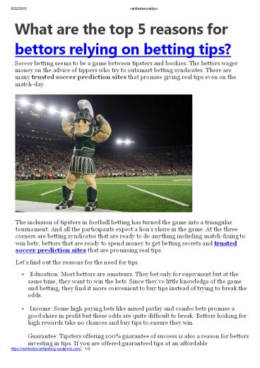 What-are-the-top-5-reasons-for-bettors-relying-on-betting-tips