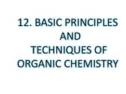 Basic Principles & techniques in Chemistry