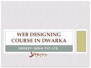 Web Designing Course in Dwarka
