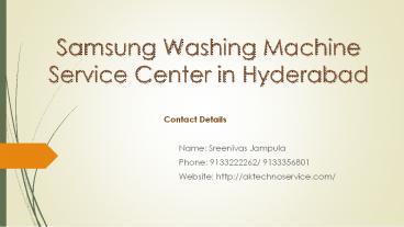 Samsung washing machine service center in Hyderabad (1)