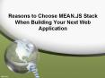 MEAN Stack Online Training and Top Reasons to select MEAN Stack PowerPoint PPT Presentation