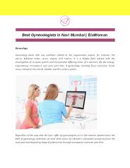 Best Gynecologists in Navi Mumbai | ElaWoman