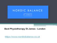 Best Physiotherapy St James - London