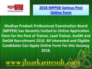 2018 MPPEB Various Post Online Form (2)