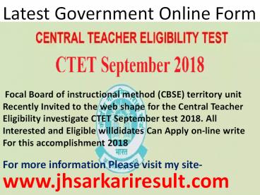 Latest Government Online Form (7)