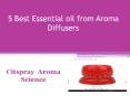 The  Best  Essential oils is a Citspray PowerPoint PPT Presentation