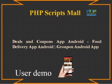 Food Delivery App Android | Groupon Android App