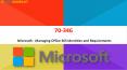 Microsoft 70-346 Exam Dumps PowerPoint PPT Presentation