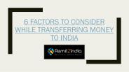 Transfer Money to India