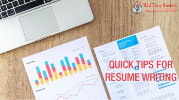 Quick Tips for Resume Writing