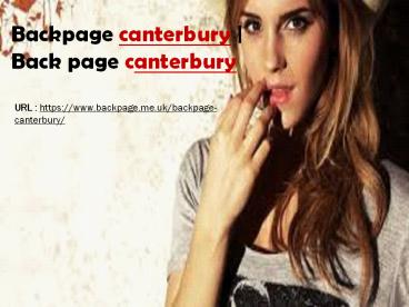 Backpage Canterbury | Canterbury Classified Site