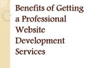 Things While Approaching a Professional Website Development Services Company