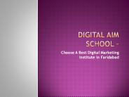 Digital Marketing Training institute In Faridabad