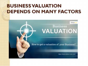 Business valuation method consultant (1)