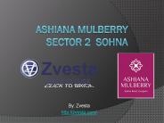 Ashiana Mulberry Sector 2 Sohna