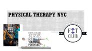 Physical Therapy NYC; Fit Club NY