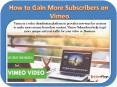 How to Gain More Subscribers on Vimeo PowerPoint PPT Presentation