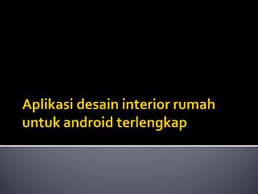 Aplikasi desain interior rumah untuk android terlengkap