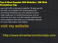 Top 15 SEO Sites | DM Web Promotions Tips PowerPoint PPT Presentation