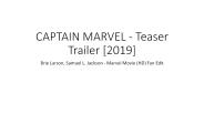 CAPTAIN MARVEL (2019) - Teaser Trailer | Brie Larson Movie