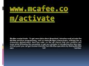 Mcafee.com/activate- Download Mcafee Antivirus Online