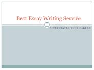 Best essay writing service