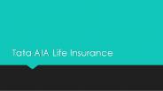 Tata AIA Life Insurance