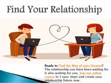 Finding The Man Of Your Dreams