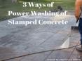 3 Ways of Power Washing of Stamped Concrete by Peak Pressure Washing PowerPoint PPT Presentation