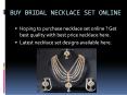 Buy Necklace Set for Bride