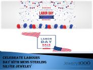 Celebrate Labours Day with Mens Sterling Silver Jewelry