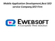 Mobile Application Development,Best SEO service Company,SEO Firm