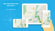 Uber clone Taxi App Front Panel Web Visual