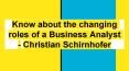 Christian Schirnhofer : Leading the Financial and Accounting department PowerPoint PPT Presentation