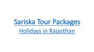 Sariska Tour Packages