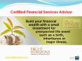 Certified Financial Services Advisor PowerPoint PPT Presentation