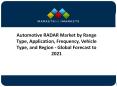 Automotive RADAR Market worth 6.61 Billion USD by 2021 PowerPoint PPT Presentation