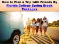 How to Plan a Trip with Friends By Florida College Spring Break Packages PowerPoint PPT Presentation
