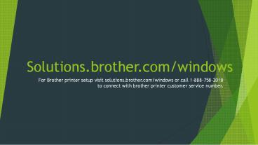 solutions.brother.com/windows | Brother Printers Driver Solution