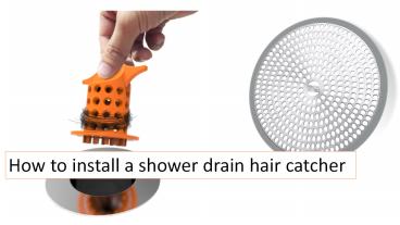 How to Install Shower Drain Hair Catcher