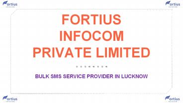 BULK SMS SERVICE PROVIDER IN LUCKNOW