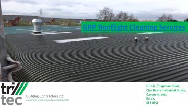 Rooflight Cleaning - Tritec Building Contractors