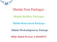 Shimla Holiday Packages, Best Places to Visit in Shimla by ShubhTTC PowerPoint PPT Presentation