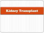Kidney transplant in India
