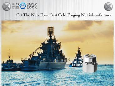 Get The Nuts Form Best Cold Forging Nut Manufacturer