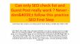 Can only SEO check list and Guest Post really work ? Never - don't follow this practice - SEO First Step PowerPoint PPT Presentation
