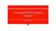 Emirates airline helpline support