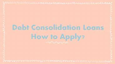 Debt Consolidation Loans by Everyone Loan