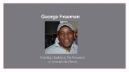 George Freeman - Experienced Professional